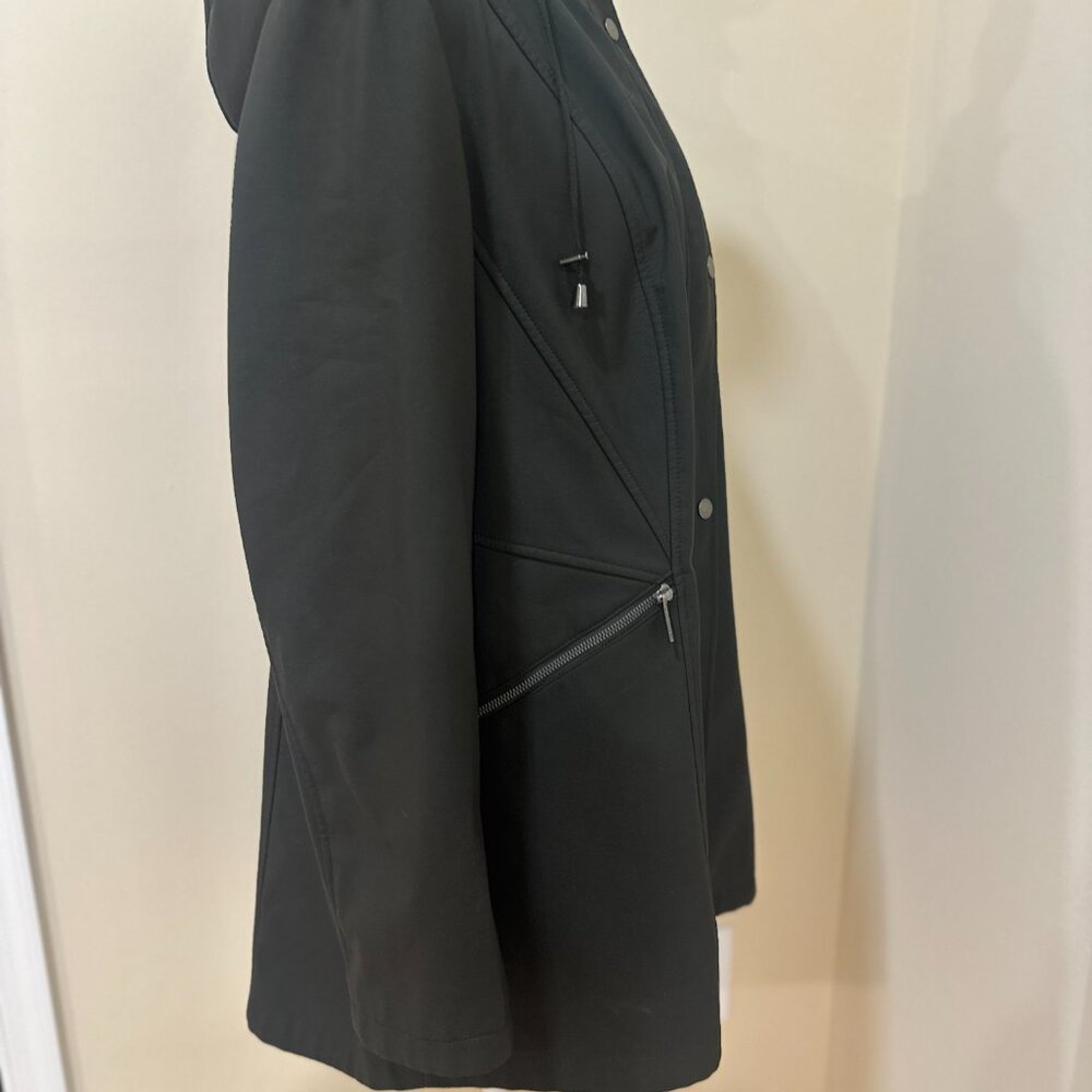 French Connection Softshell Sherpa Lined Hooded C… - image 6